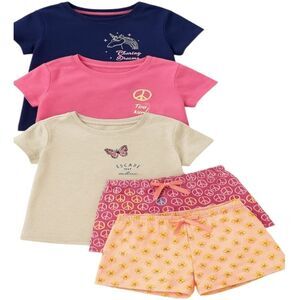 Womens Lot Of 2 Pajama Sets - Pink, Gray, and Navy Size Large